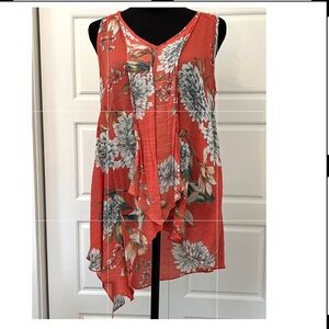 Spense Floral Sleeveless Blouse
